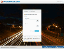 Tablet Screenshot of photonotice.com